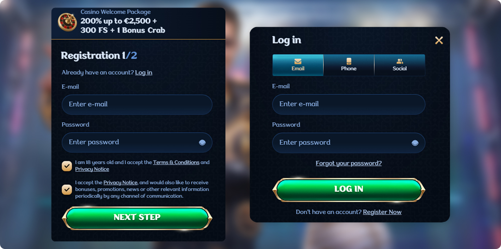 Millioner Casino Login and Registration